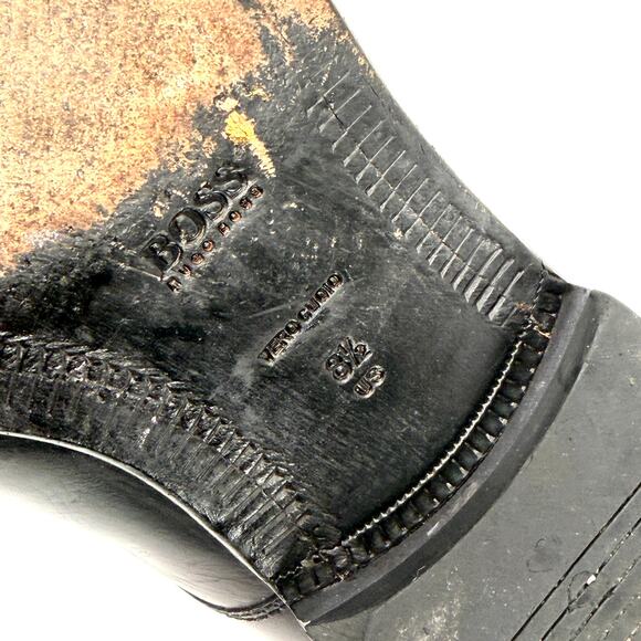 Hugo Boss Black Genuine Leather Minimalist Office Career Loafers main image 10